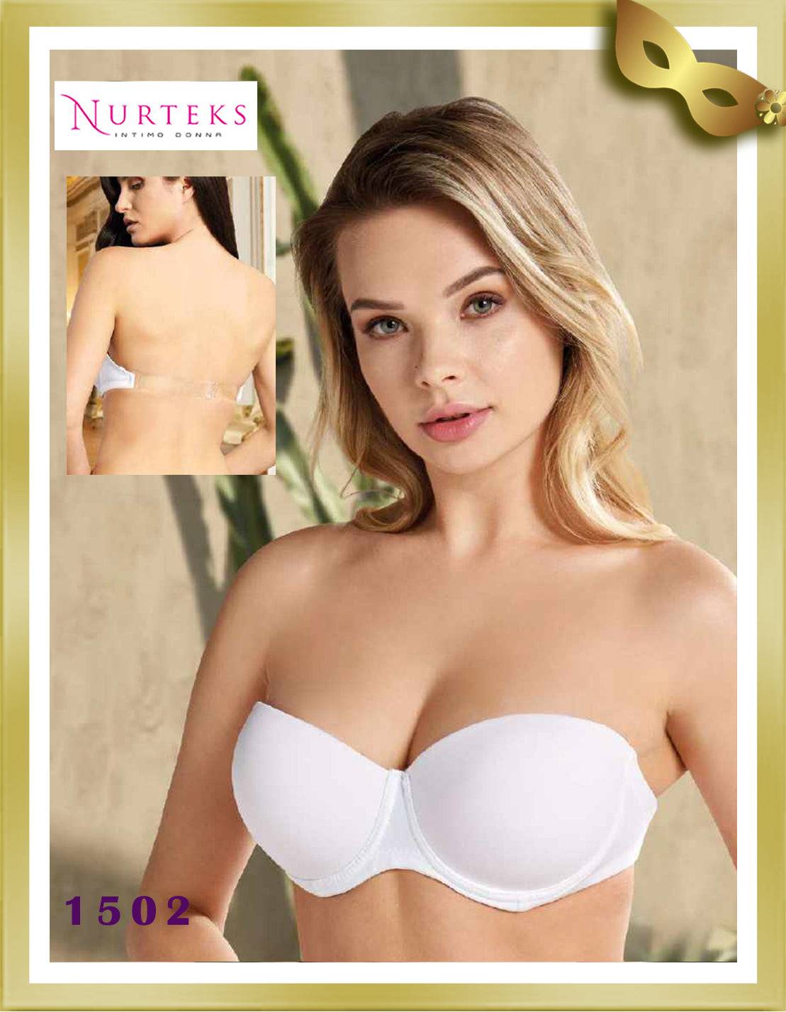 Strapless Transparent Back Underwired Soft Cup Bra 108 – Asrary Shop