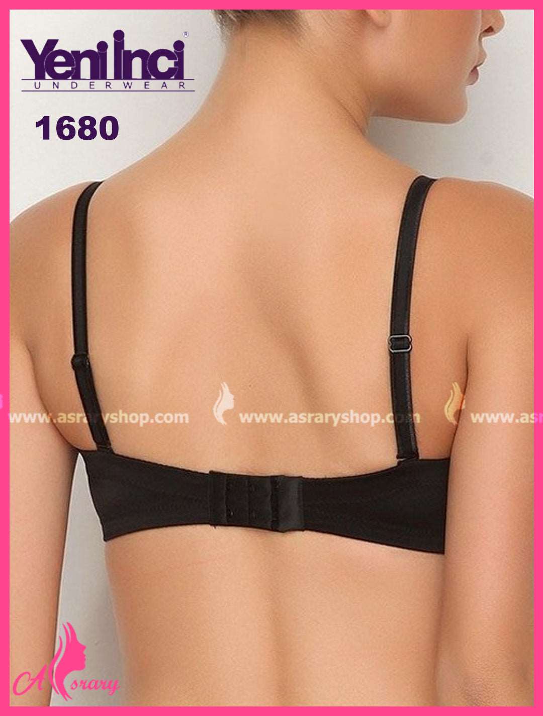 YENİ İNCİ Minimizing Strapless Bra 1680 Black