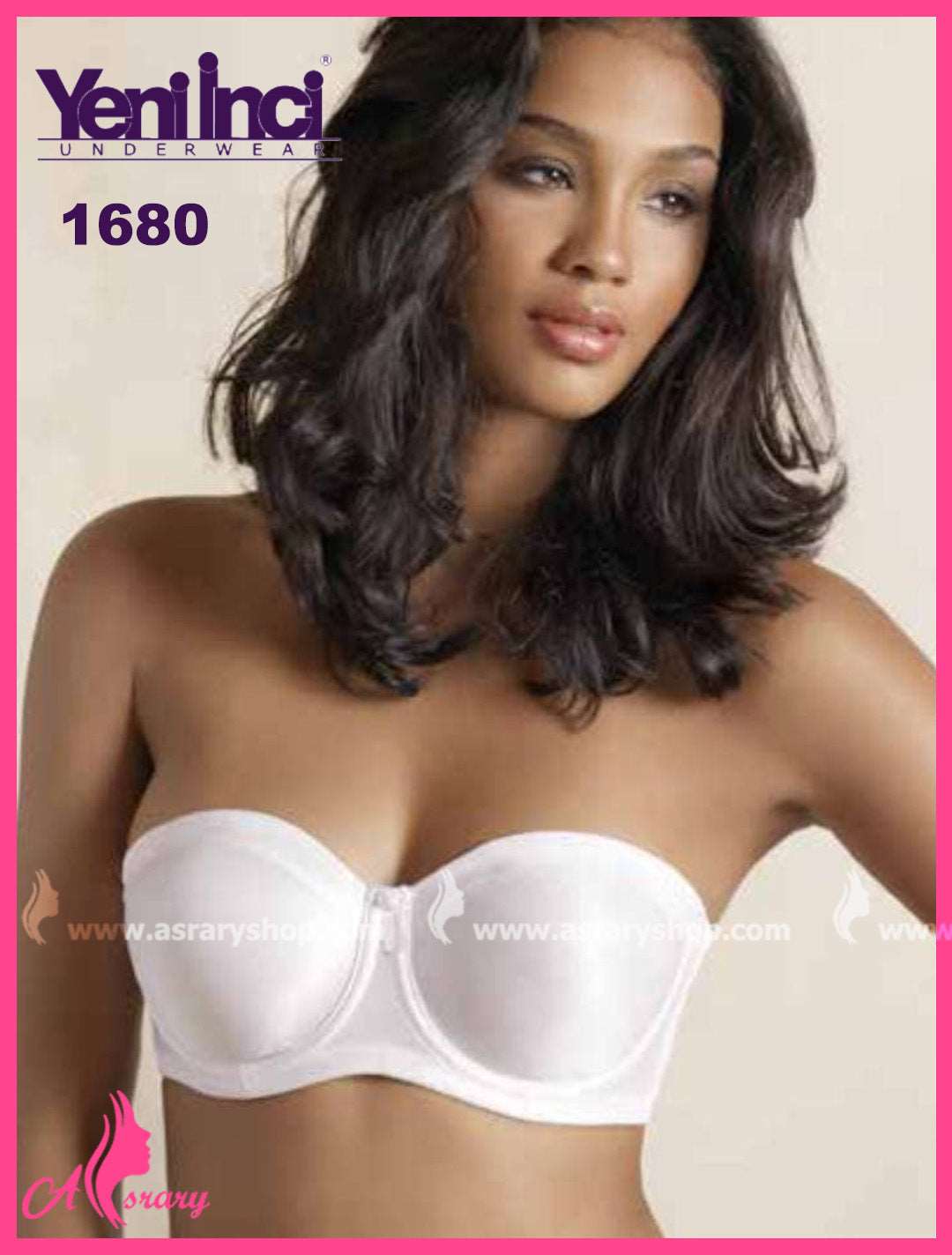 YENİ İNCİ Minimizing Strapless Bra 1680 White