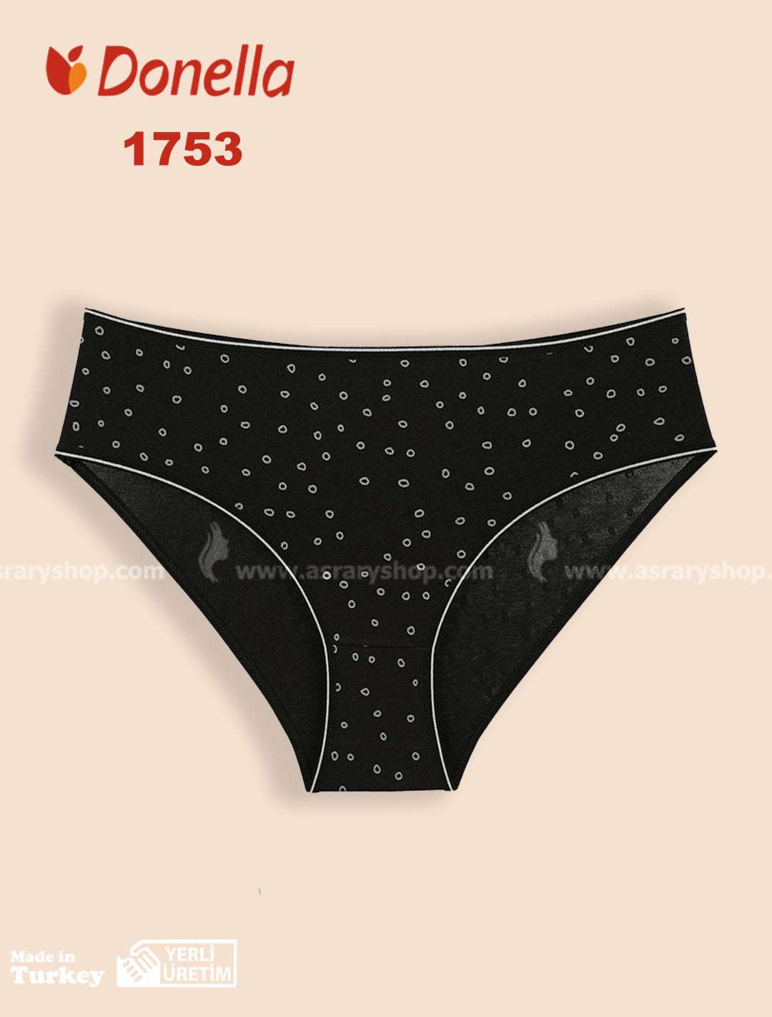 Donella Cotton Printed Brief 1753