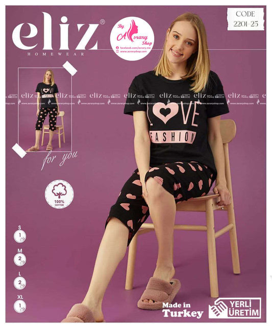 Eliz Bermuda Pajama 2201-25
