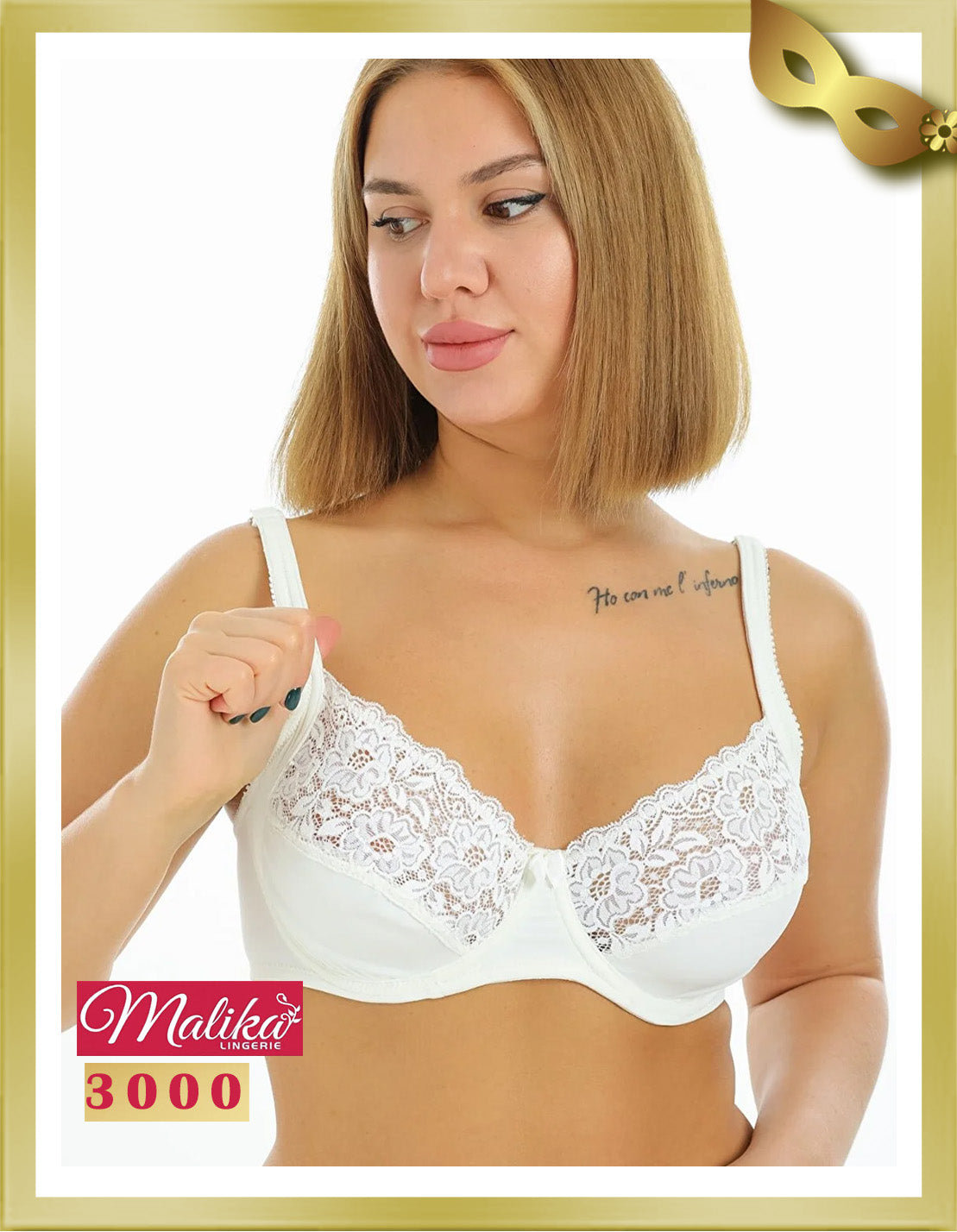 Basic Underwire Minimizer Bra 1950