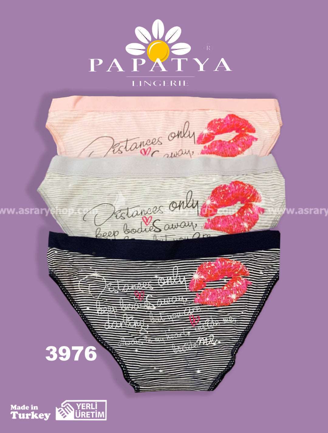 Papatya Cotton Printed Panty 3976