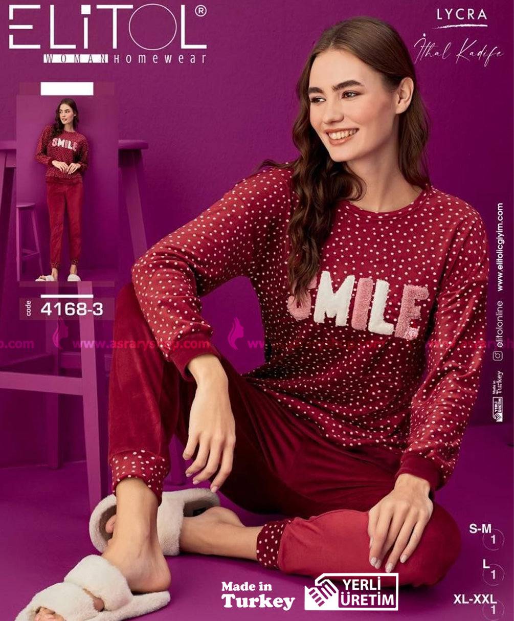 Elitol Velvet Pajamas 4168-3 L