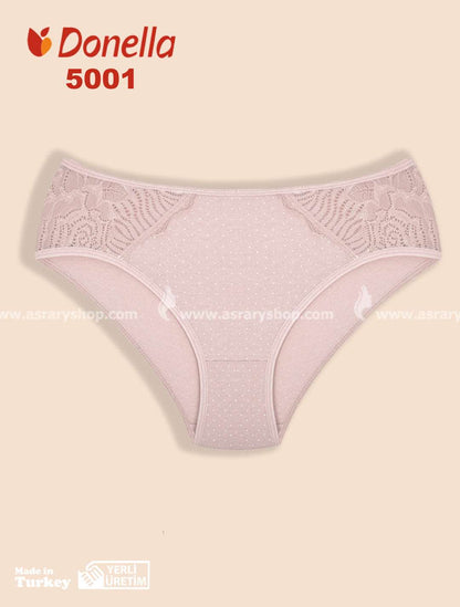 Donella Cotton with Lace Brief 5001 2XL Dust Storm