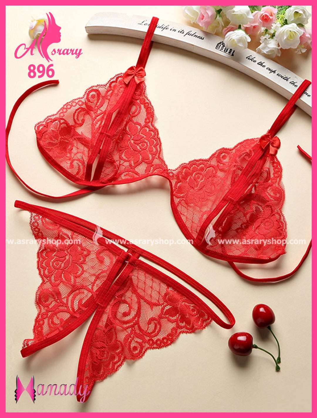 Lace Open Lingerie Underwear Set 896 – Asrary Shop